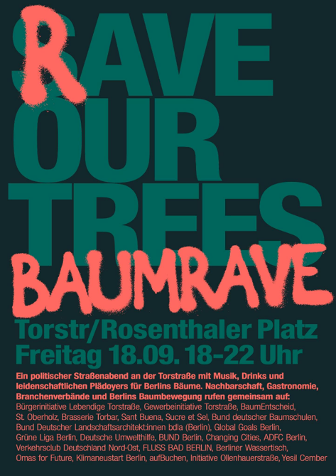 Plakat zum BaumRave